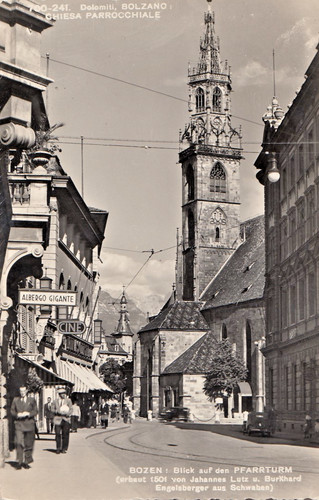 A3709 cartolina bozen chiesa - (a3709,
